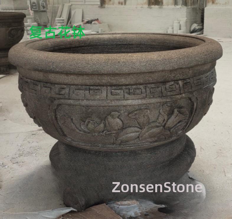 Retro flower pot