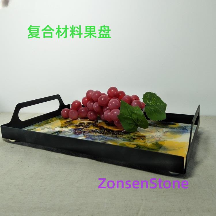 Composite material fruit plate