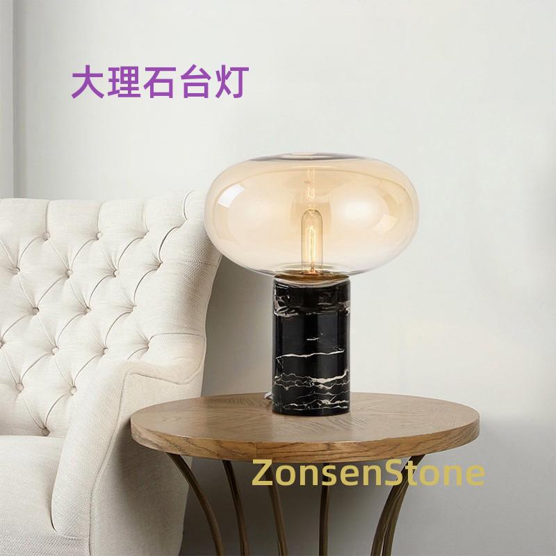 Marble table lamp
