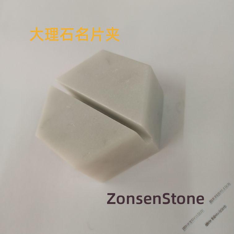 Marble business card holder