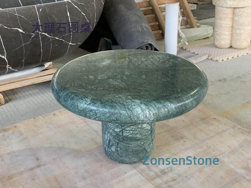 Marble round table