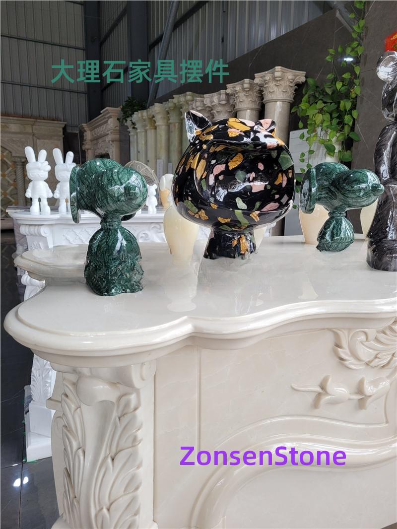 Marble furniture ornaments
