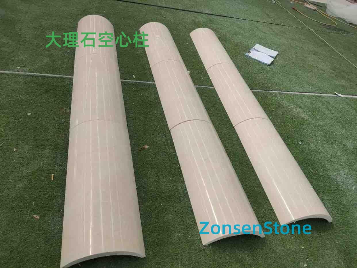 hollow marble columns