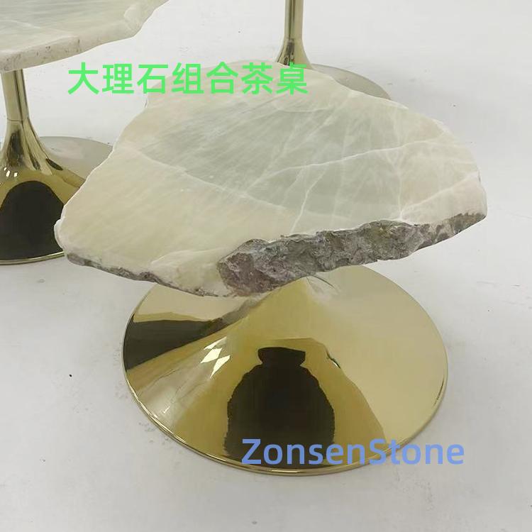 Marble combination tea table