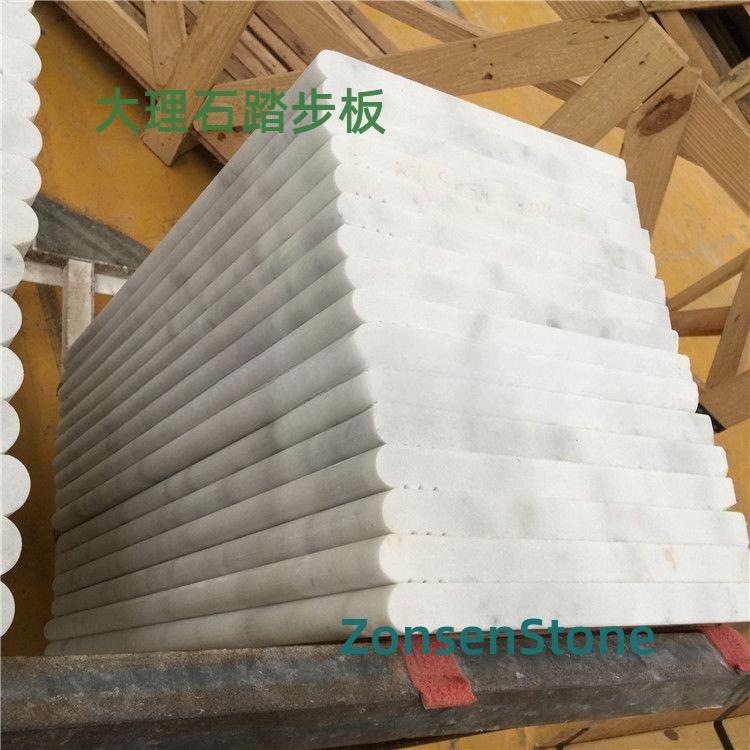 Marble stair treads