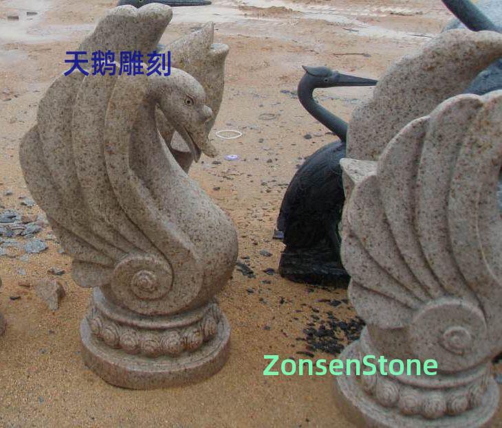 天鹅雕刻