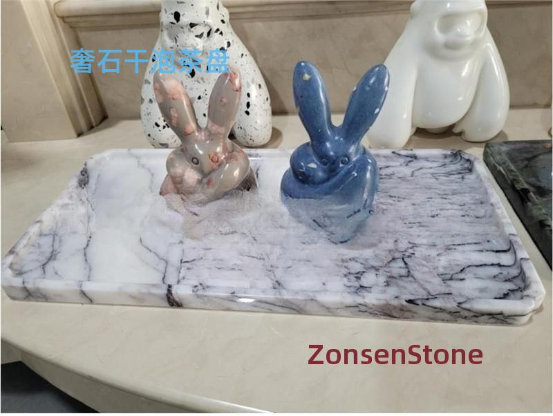 Luxury Stone Dry Tea Tray