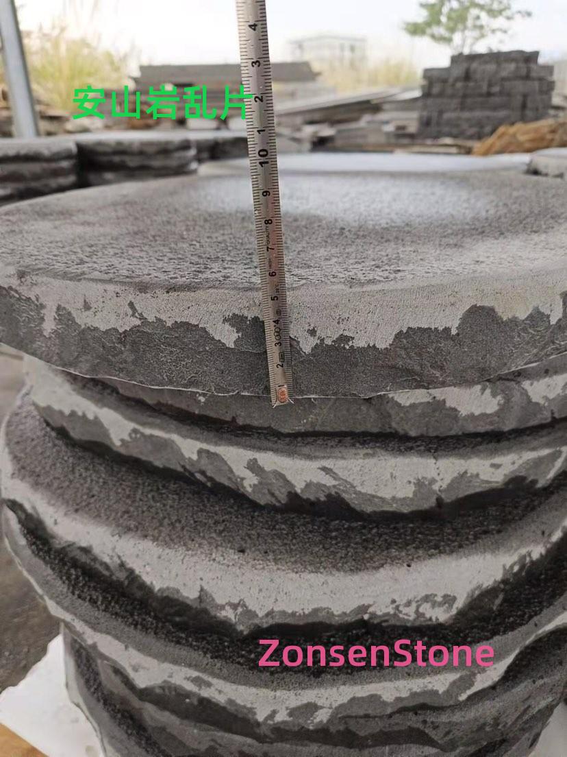 Andesite fragments