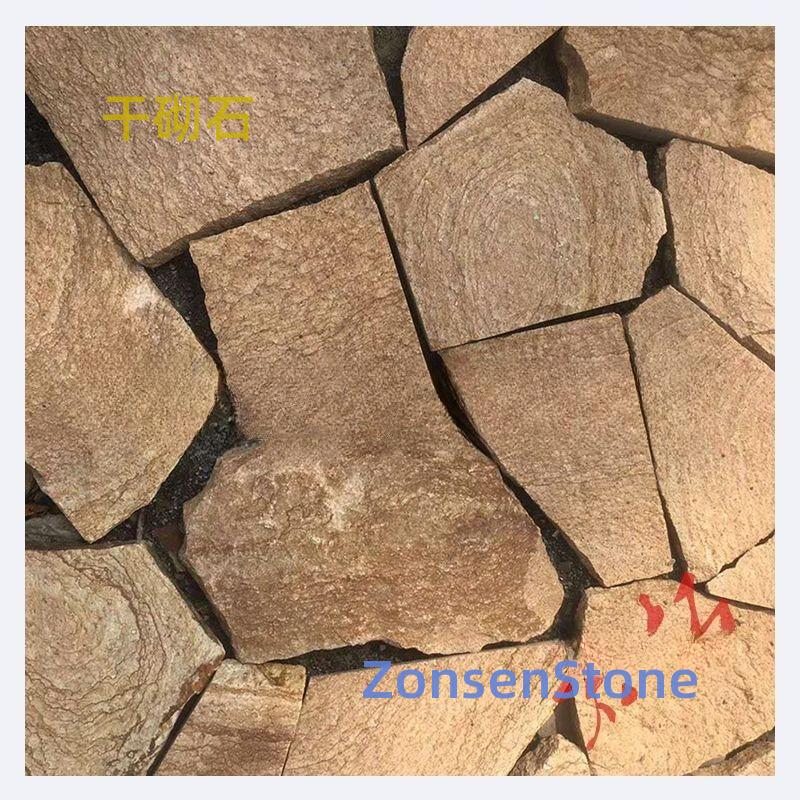 Dry-laid stone