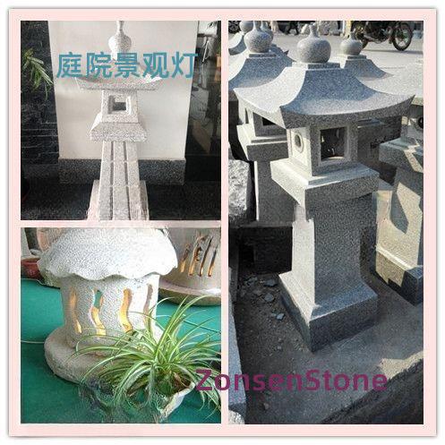 Courtyard landscape lighting