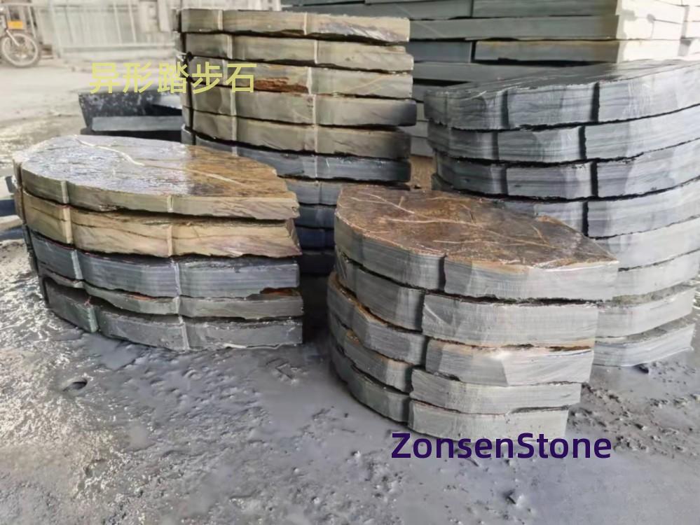 Odd-shaped stepping stones