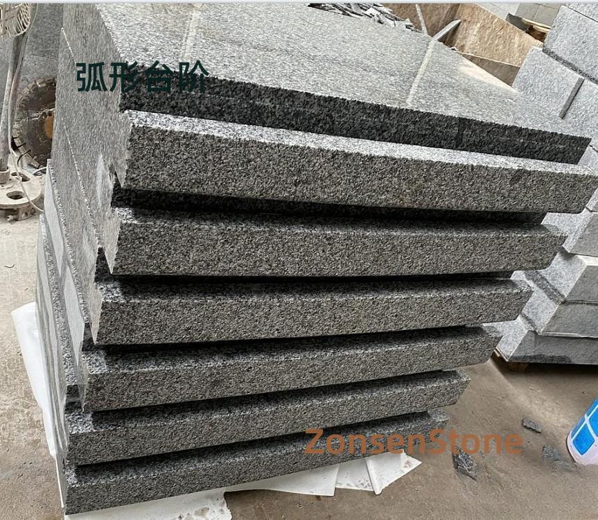 Curved steps