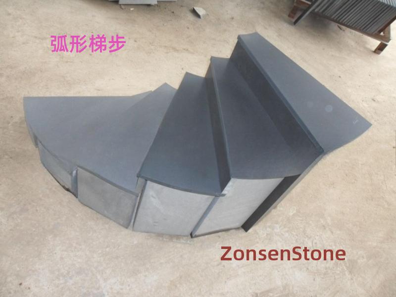 Curved steps