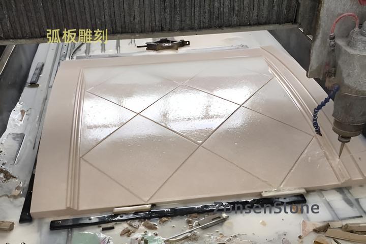 Curved plate carving