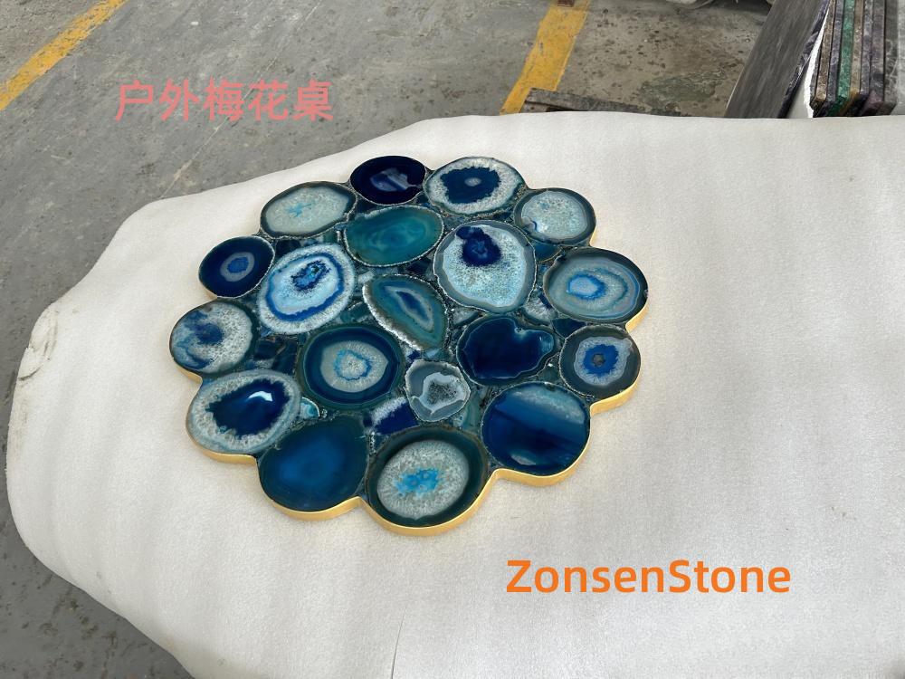 Outdoor plum blossom table