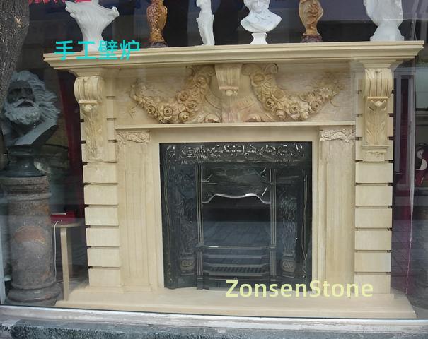 Handmade fireplace