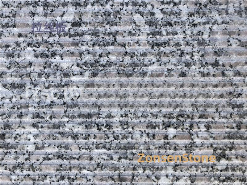 Brushed steel plate