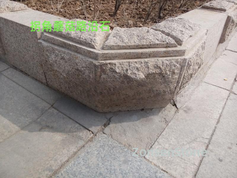 Corner mushroom curbstone
