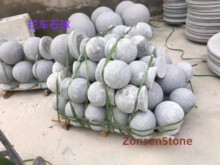 Stone ball used to stop the car