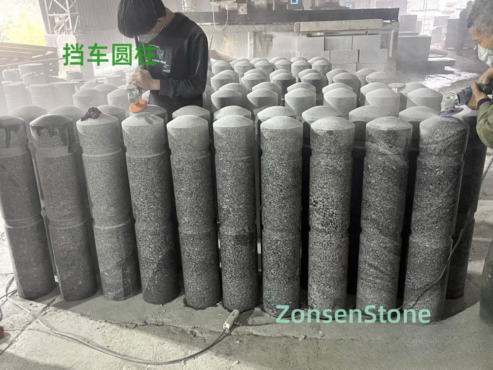 wheel stop cylinder