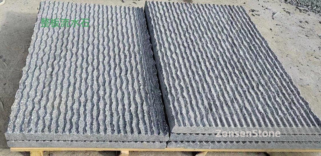whole slab of flowing water stone