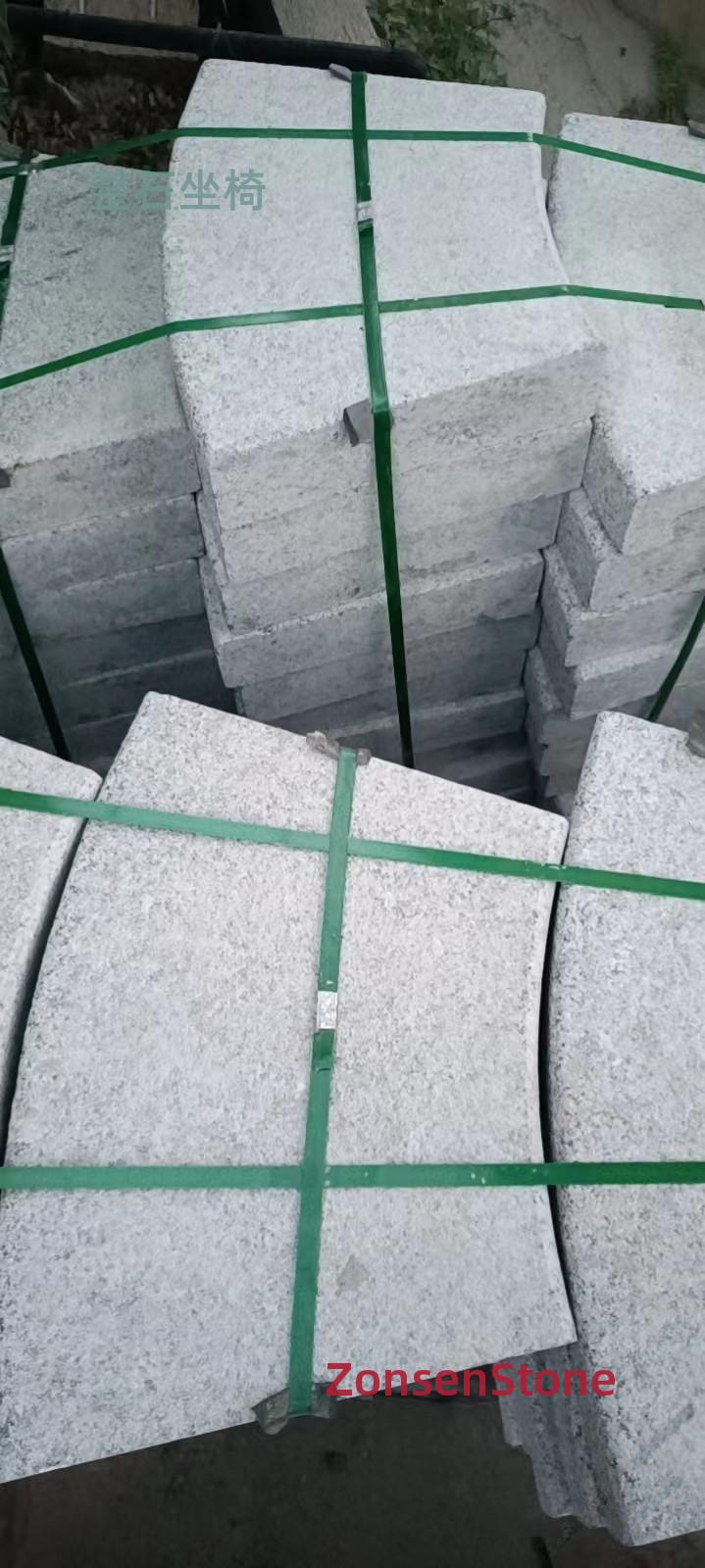 Solid stone chair