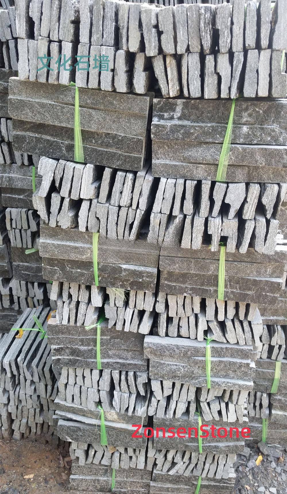 Cultural stone wall