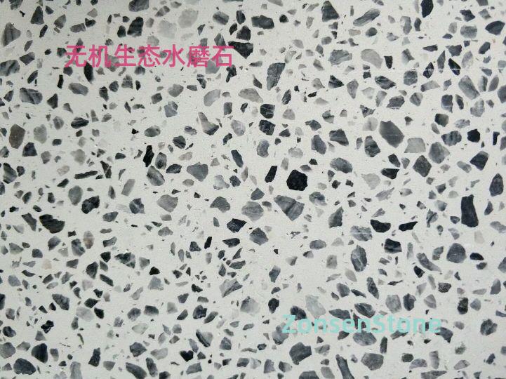 Inorganic ecological terrazzo