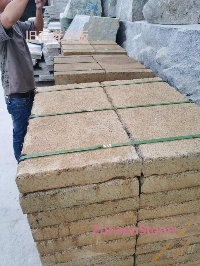 Old stone slabs