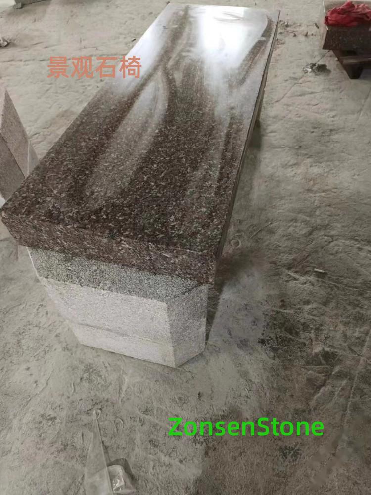 Landscape stone benches