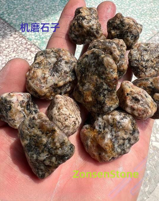 machine-ground stones