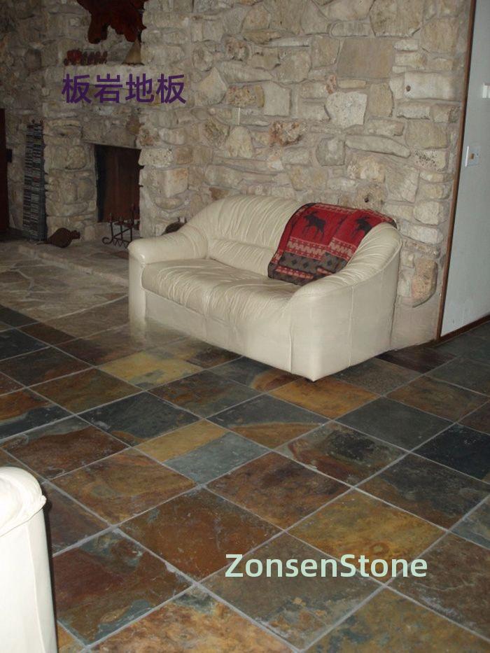 Slate flooring