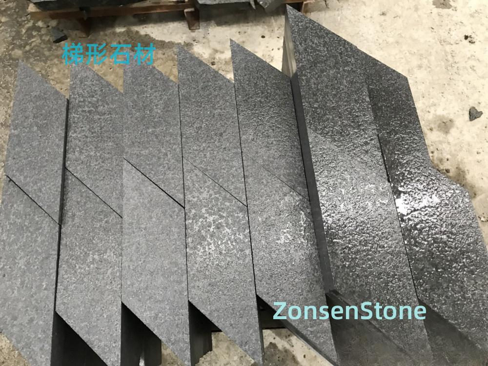 Trapezoidal stone