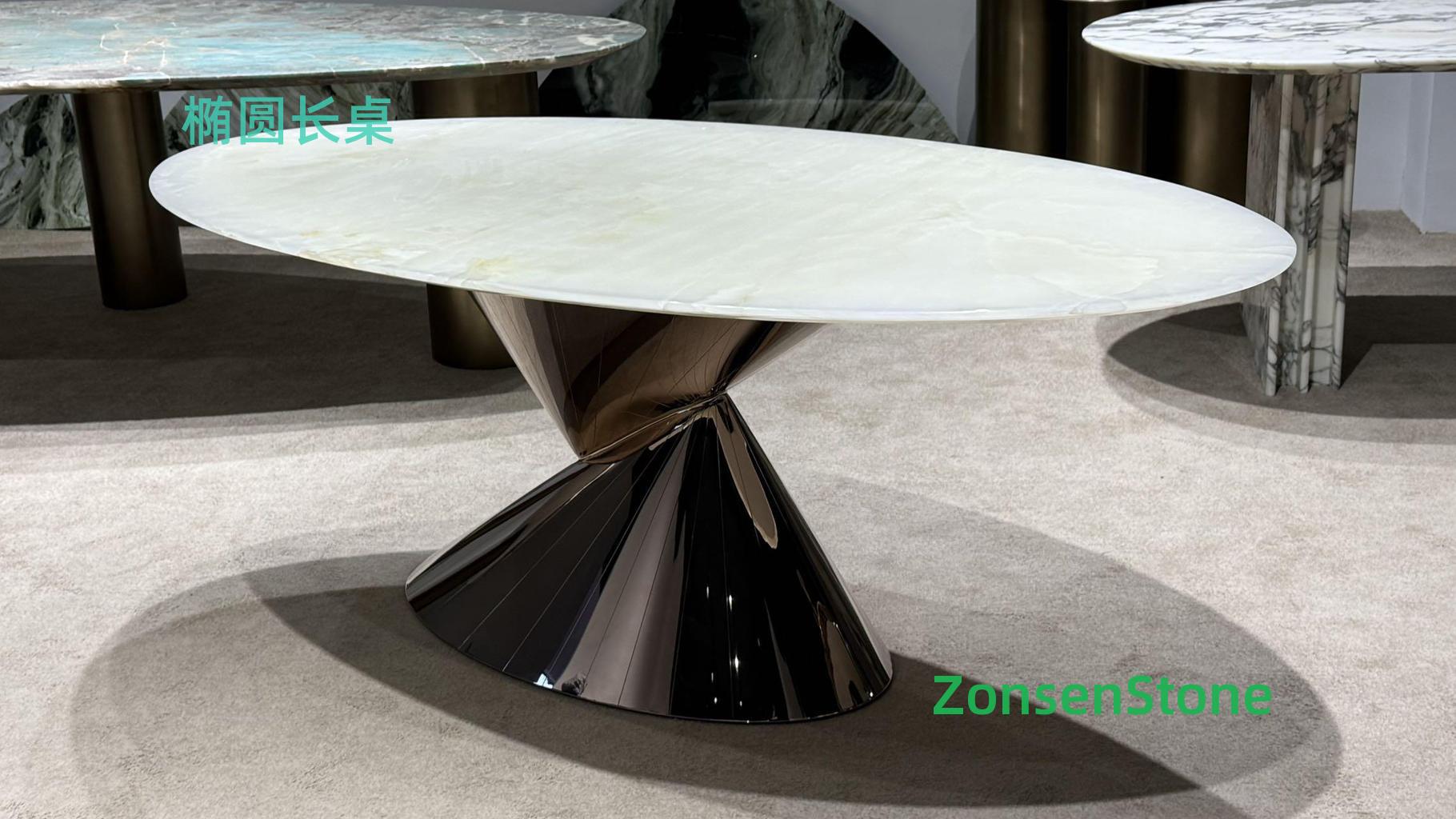 oval table