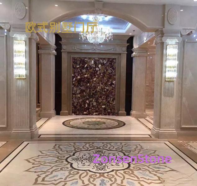 European-style villa entrance hall