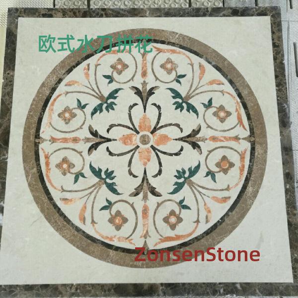 European-style waterjet mosaic