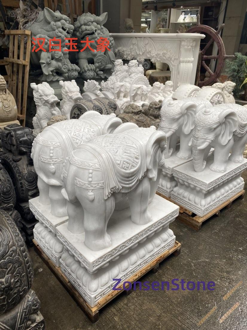 White marble elephant