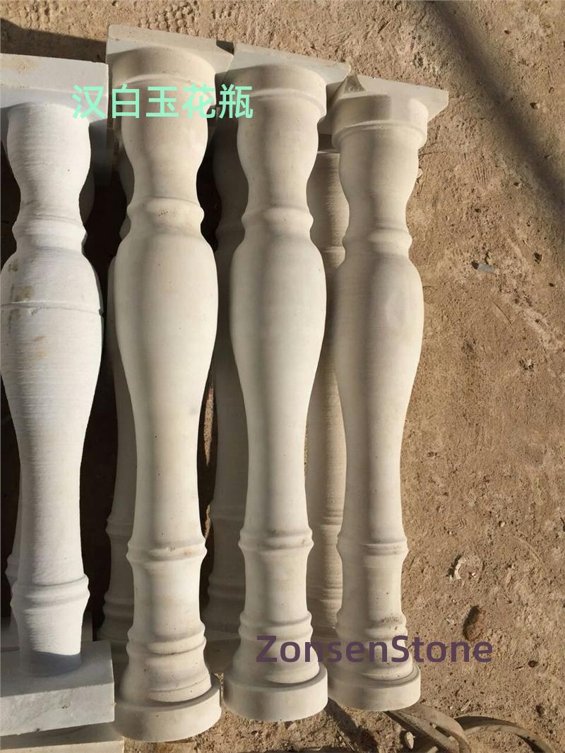 White marble vase