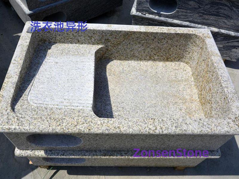 Irregular shape of laundry tub