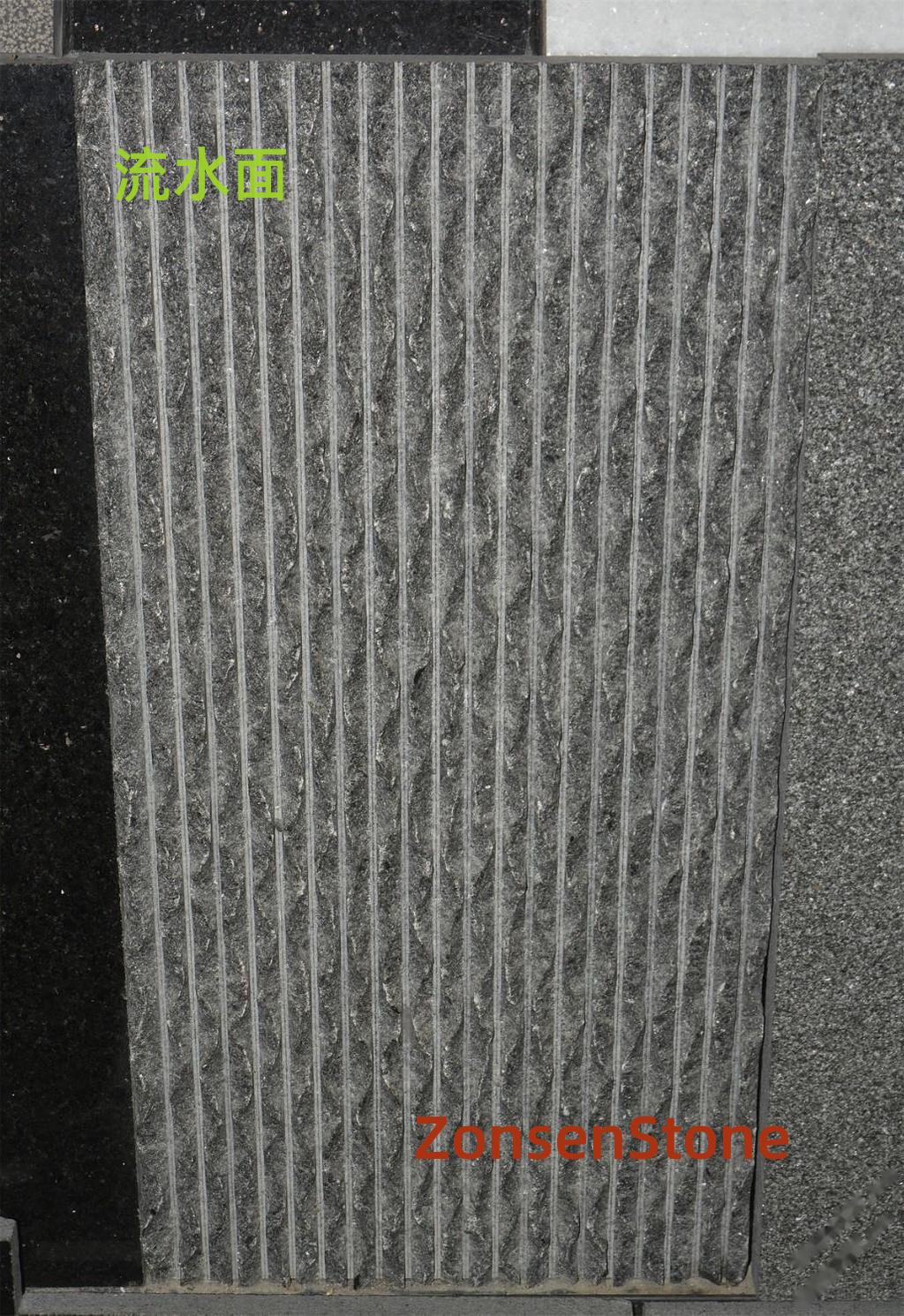 Flowing water surface