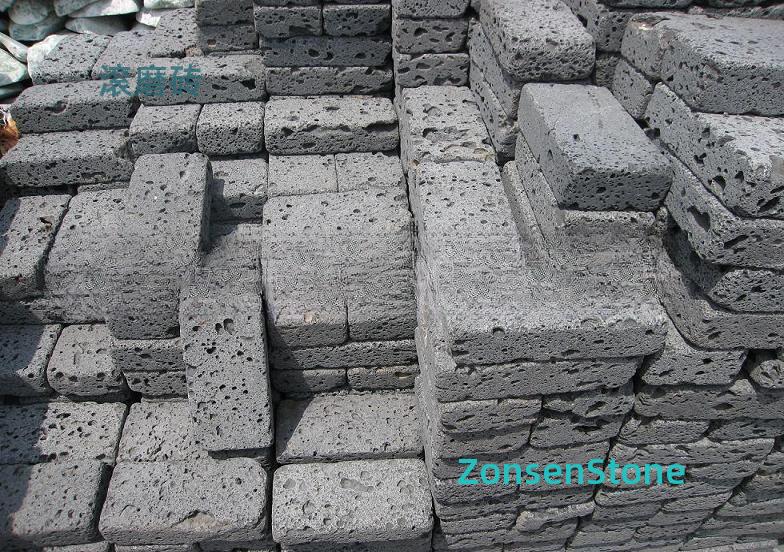 Tumbled bricks