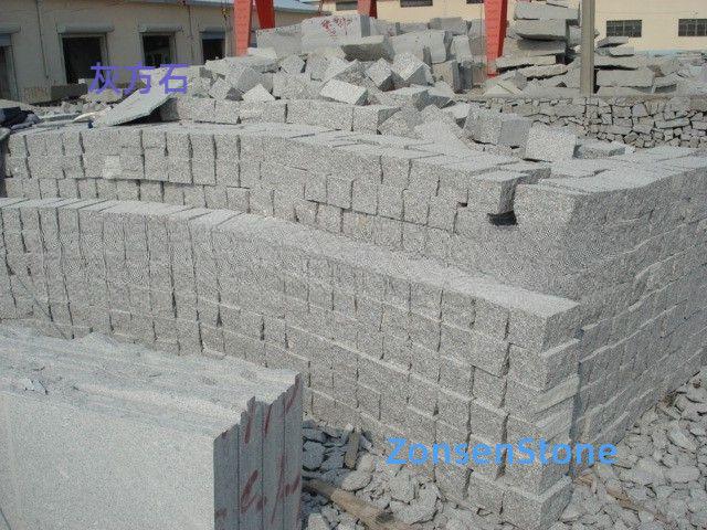 Grey square stone