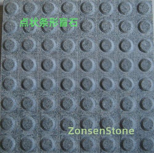 Dotted strip blind stones