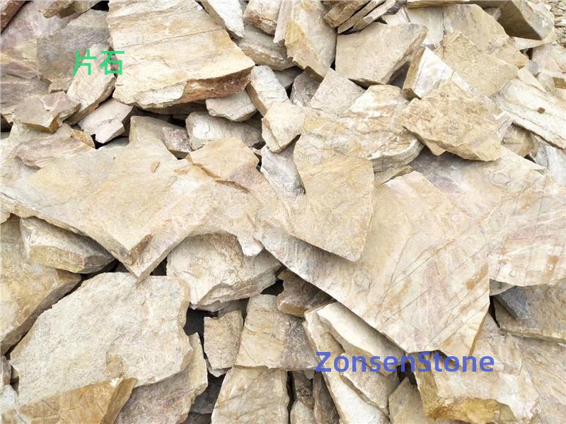 flakes of stone