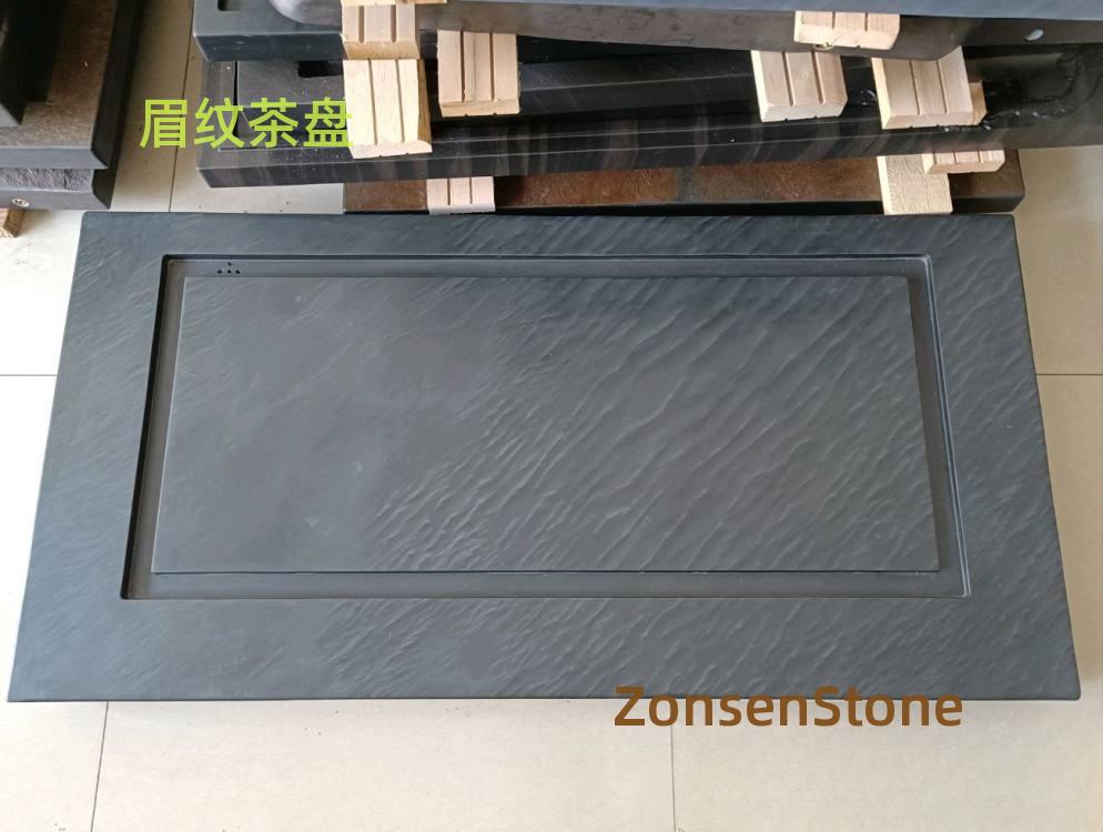 Eyebrow-printed tea tray
