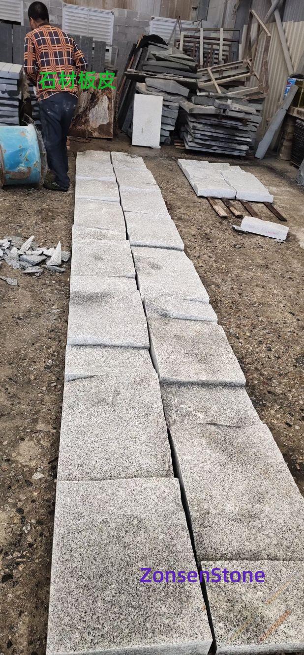 Stone slab skin