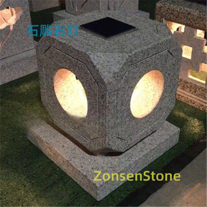 Stone carvings and stone lamps