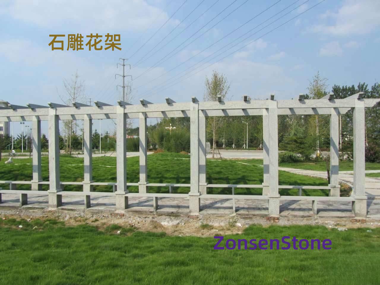 Stone flower stand