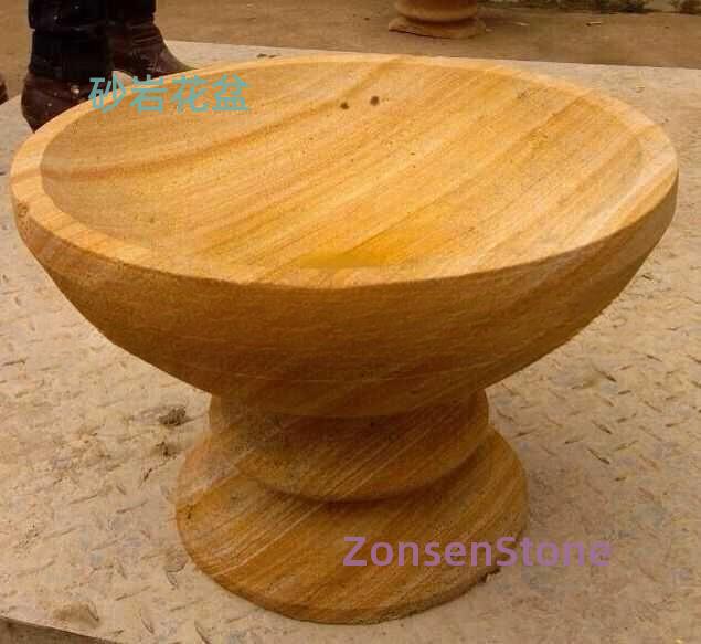 Sandstone flower pots