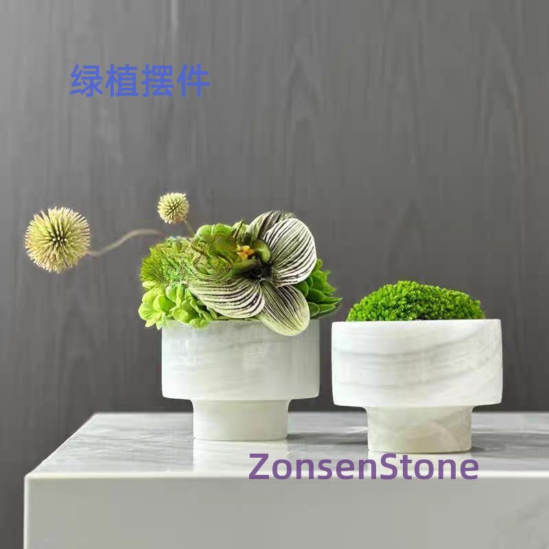 Green plant ornaments